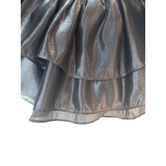 NWT Choosy Extra Small Off-Shoulder Ruffle Crop Top Polyester Spandex Blend - Picture 5 of 12